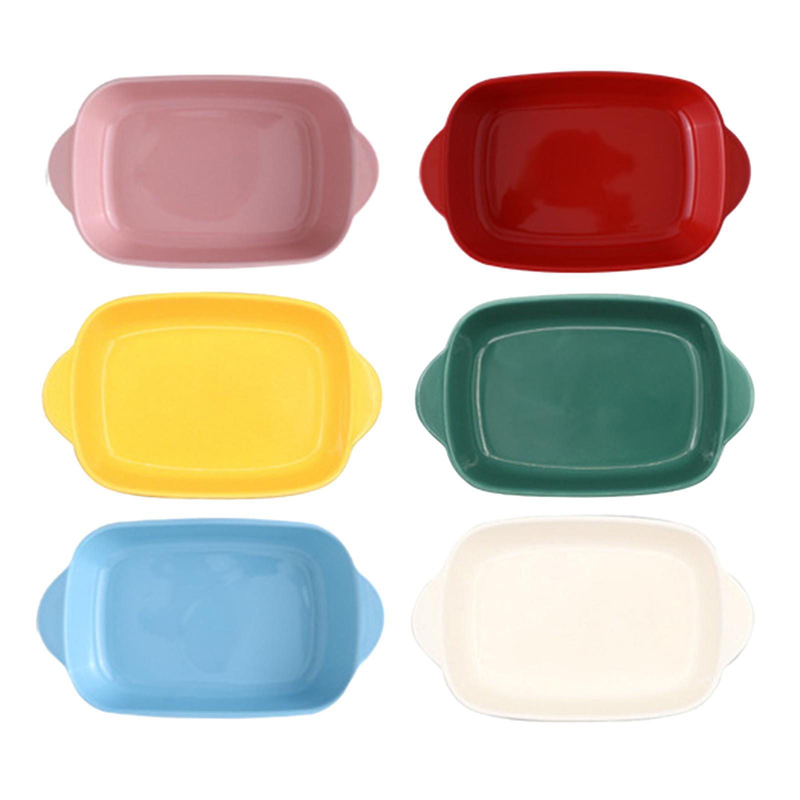 Kitchen Baking Dishes - Porcelain Baking Dish with Handle Anti-slip