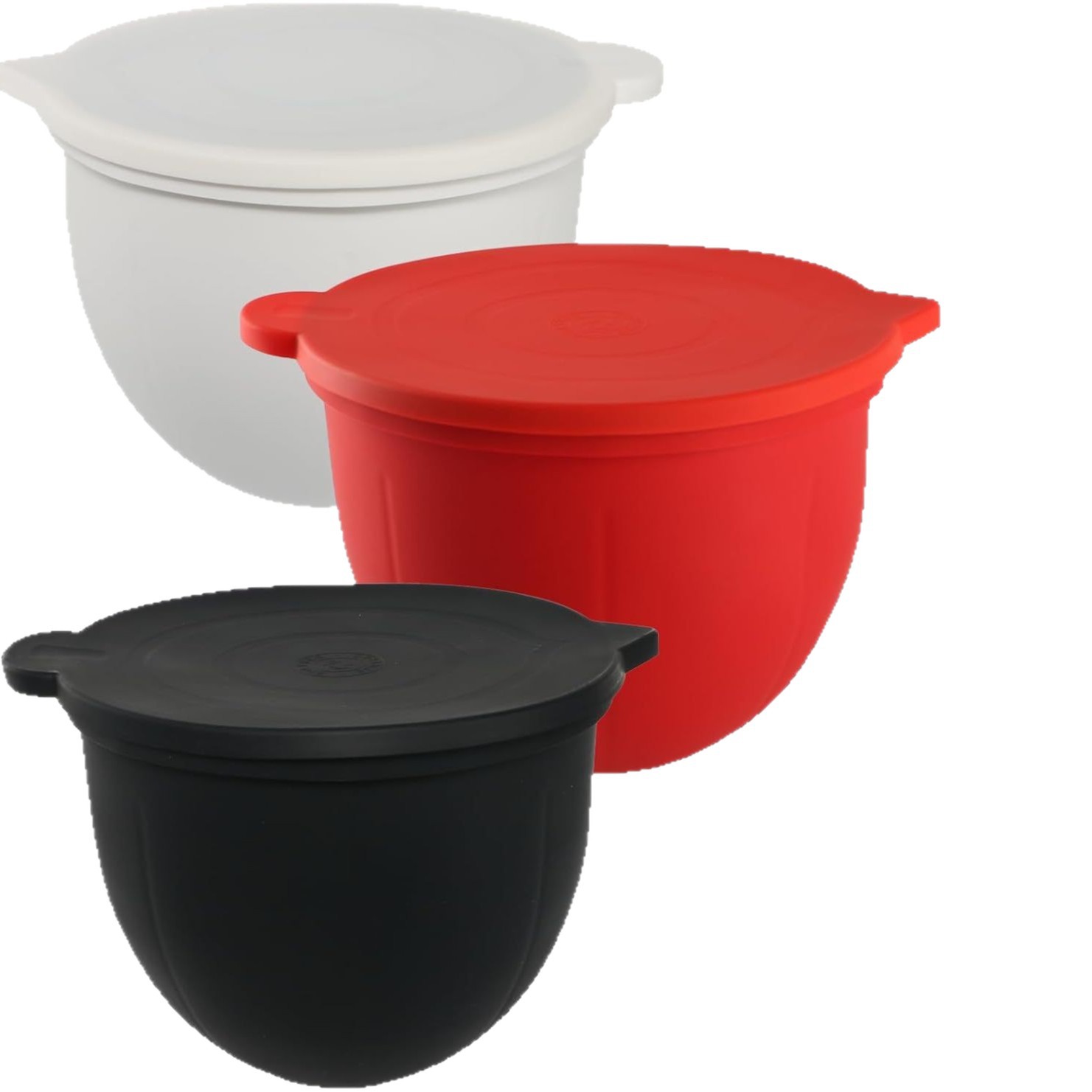 Kitchenaid Baking Bowl - 1PCS Universal Silicone Bowl With Lids