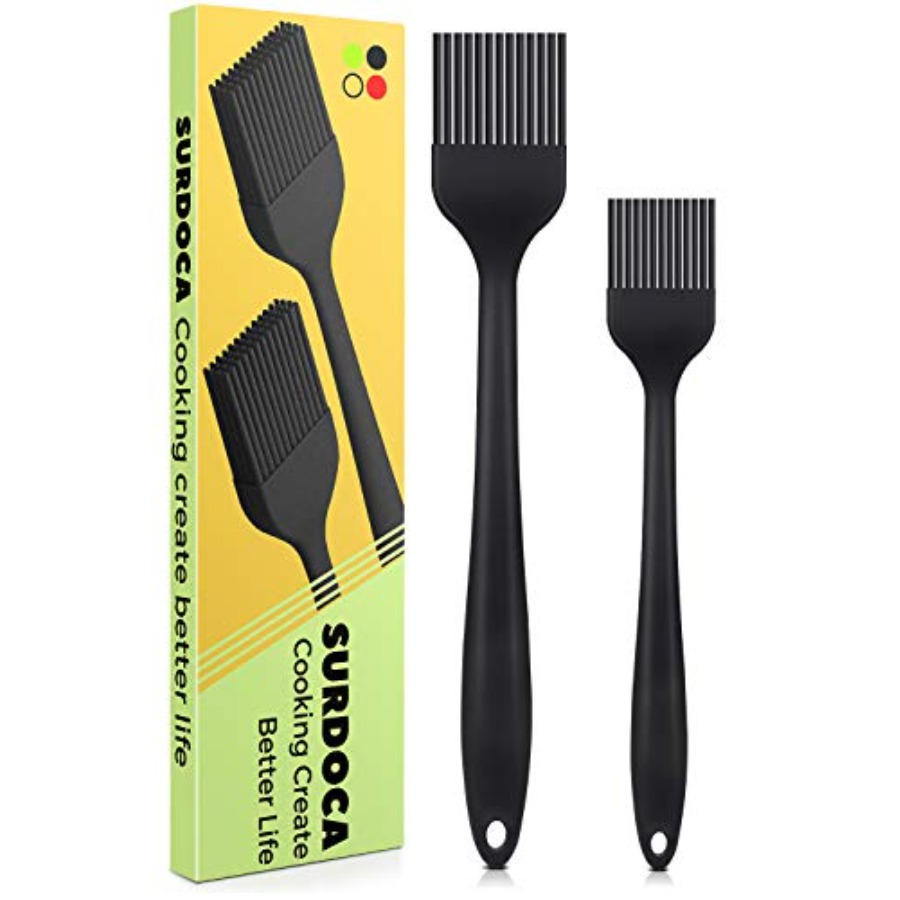 Kitchen Baking Brush - Silicone Pastry Basting Brush - 2Pcs