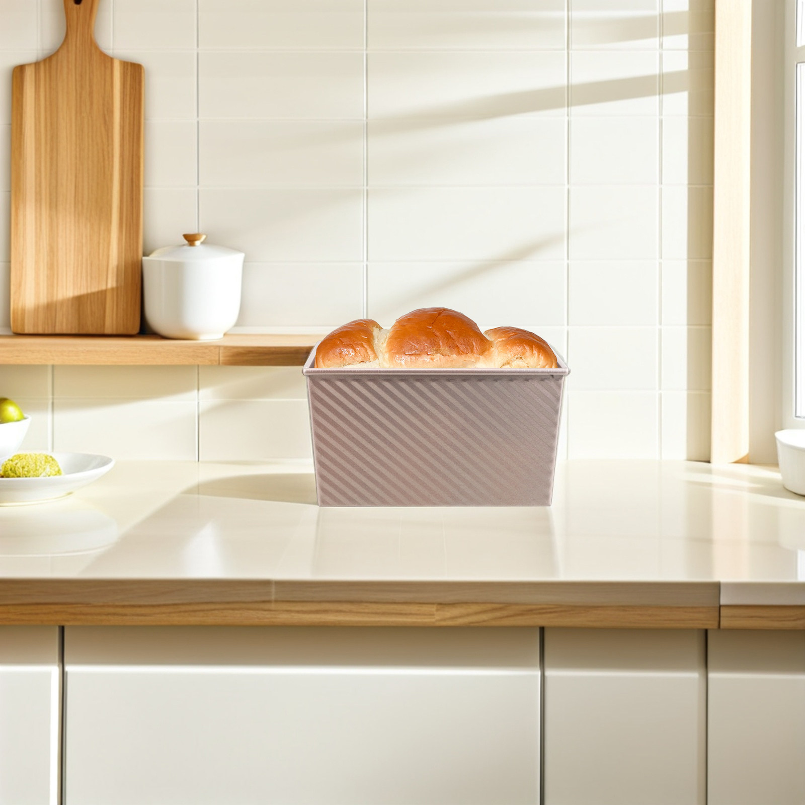 Kitchen Baking Pans - Non-Stick Rectangular Toast Pan Carbon Steel