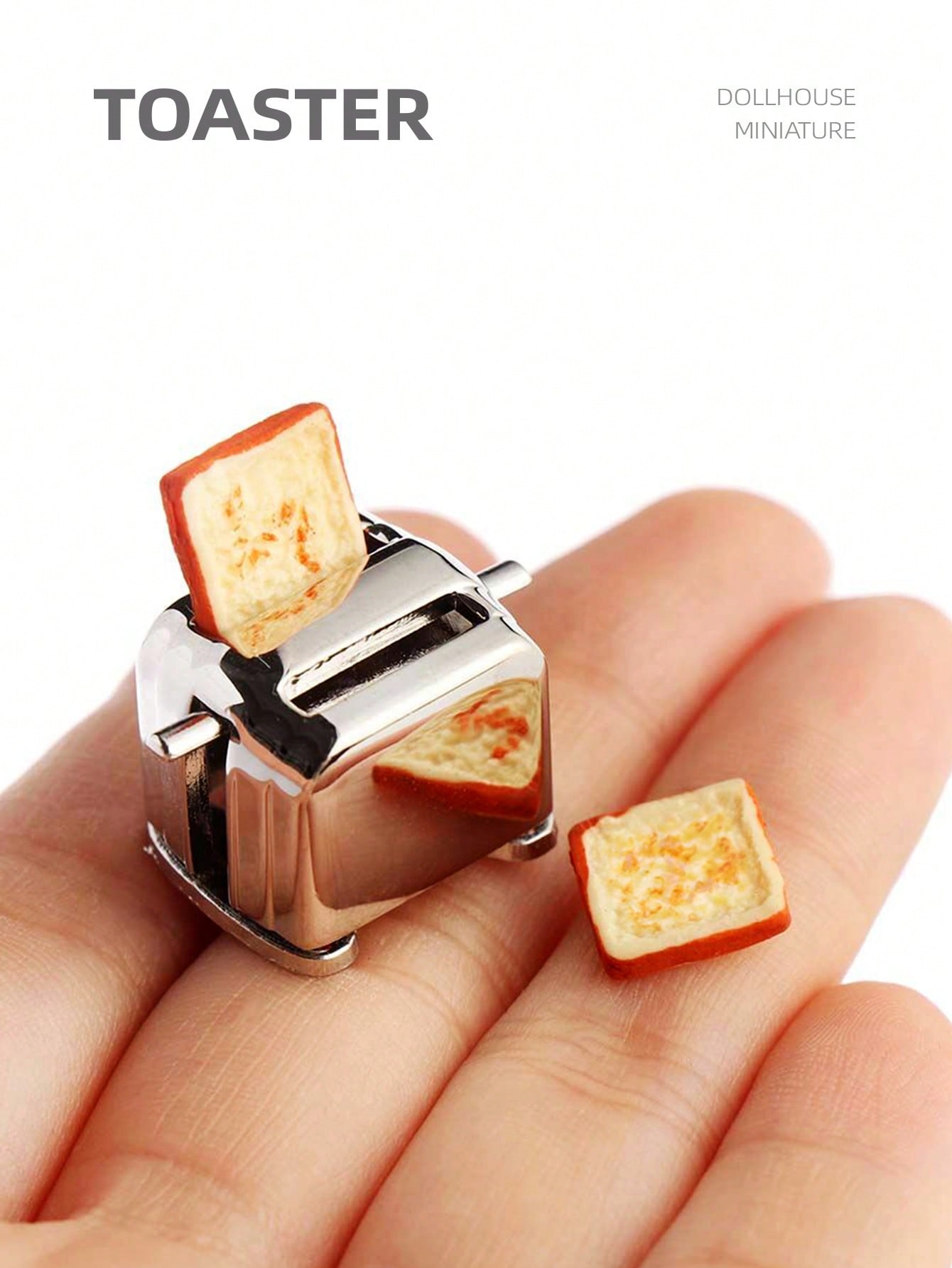 1:12 Dollhouse Miniature Toast - огляд і ціна Kitchen Baking Storage
