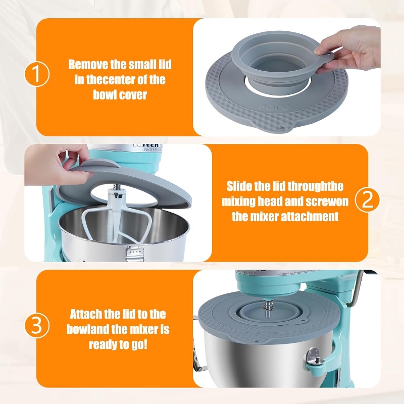 Silicone Mixer Bowl Cover Comp - огляд і ціна Kitchenaid Baking Bowl