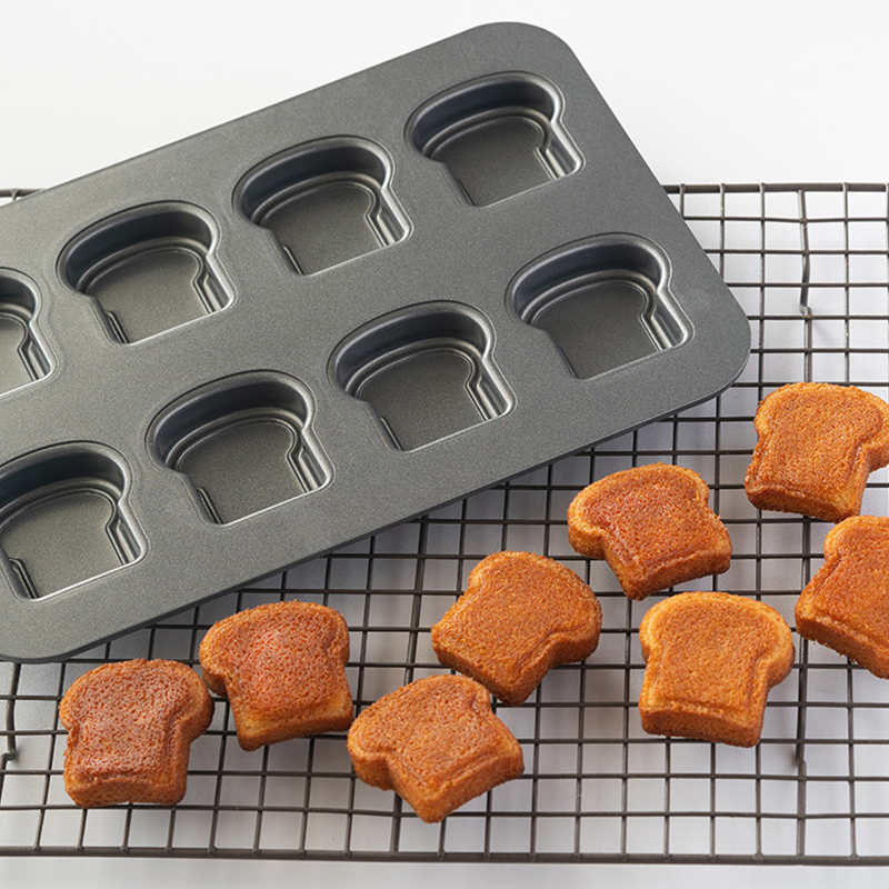 8 Cavity Toast Bread Pattern C - огляд і ціна Kitchen Baking Pans