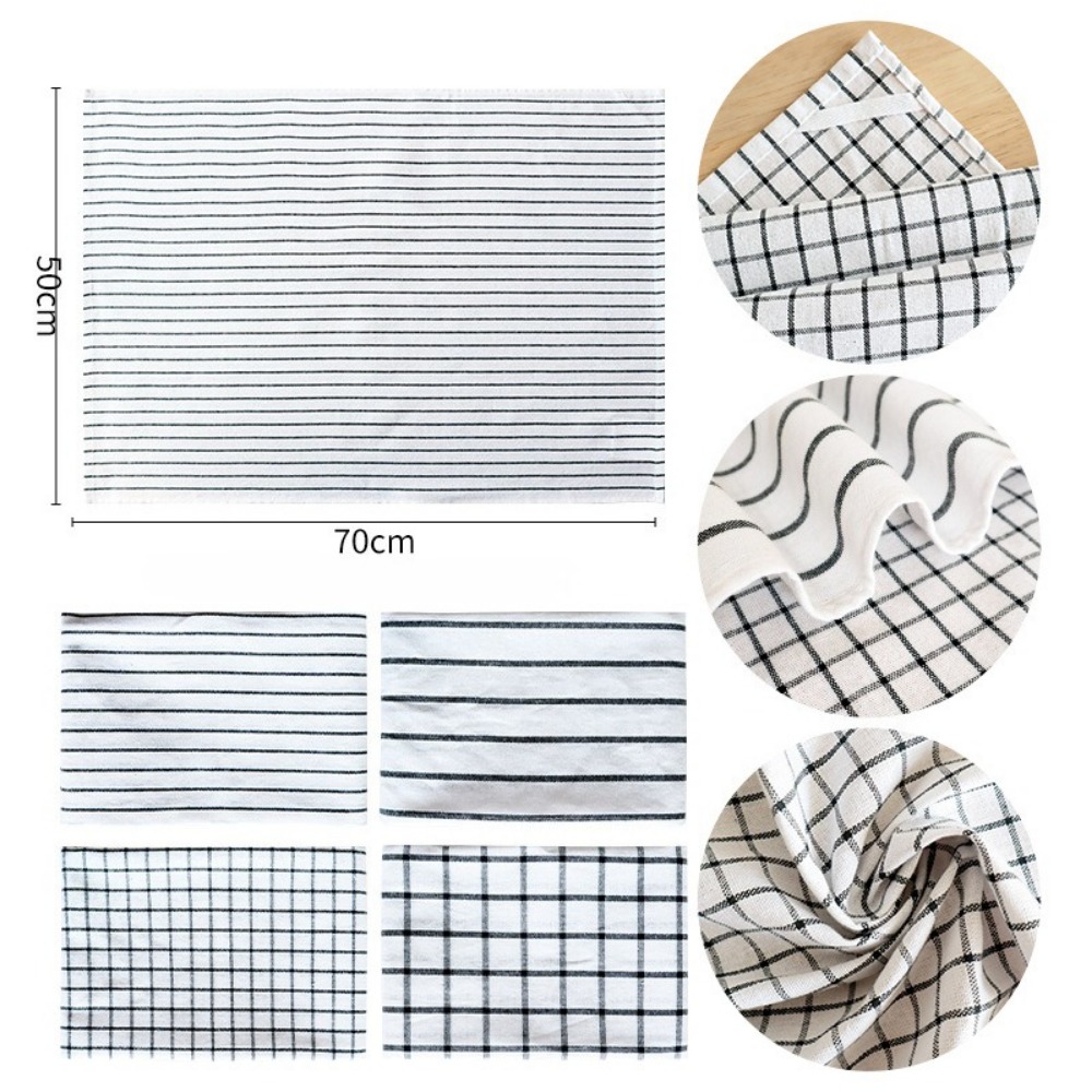 4 PCS Modern Plaid Cotton Dish - огляд і ціна Kitchen Baking Dishes