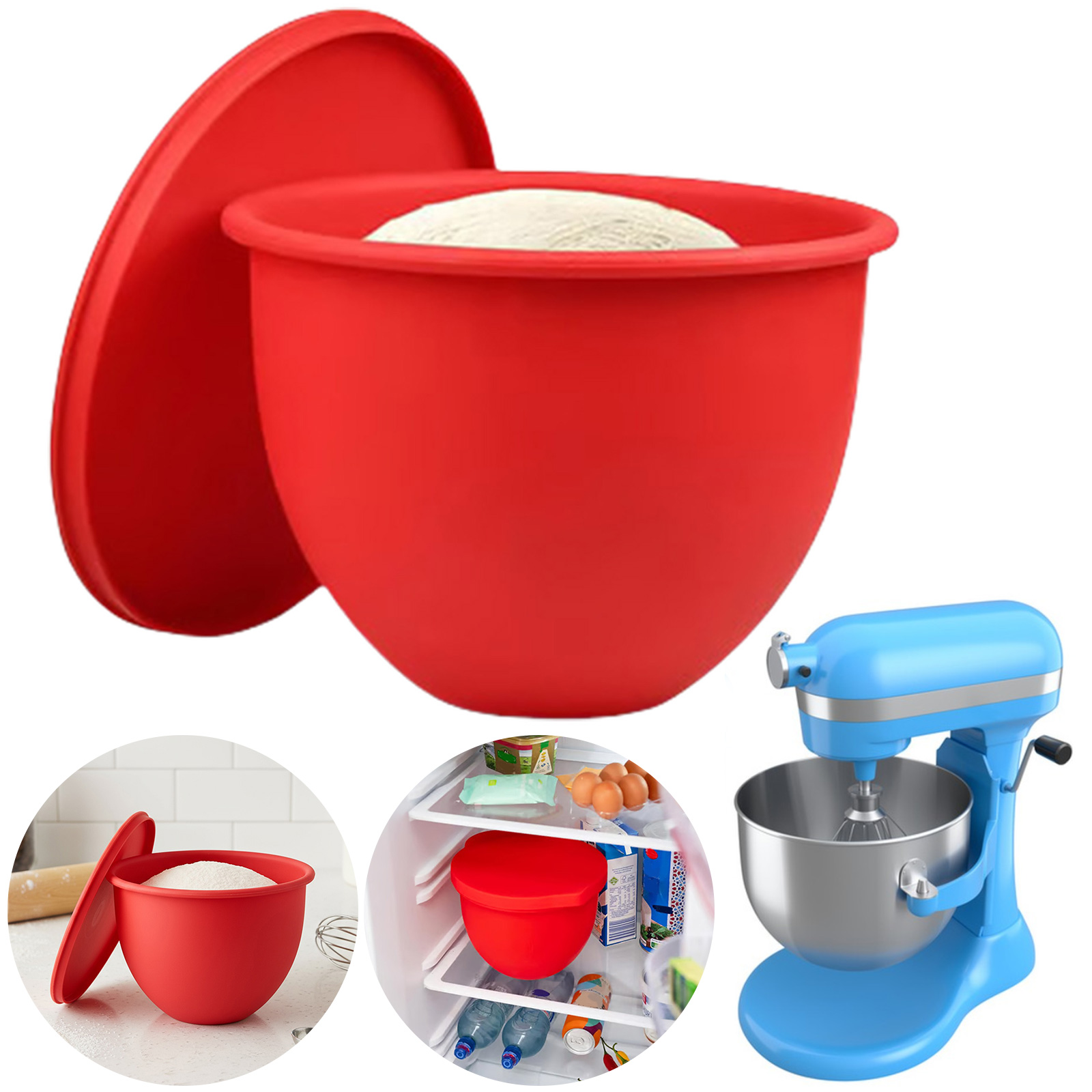 1PC Universal Silicone Pad Lin - огляд і ціна Kitchenaid Baking Bowl
