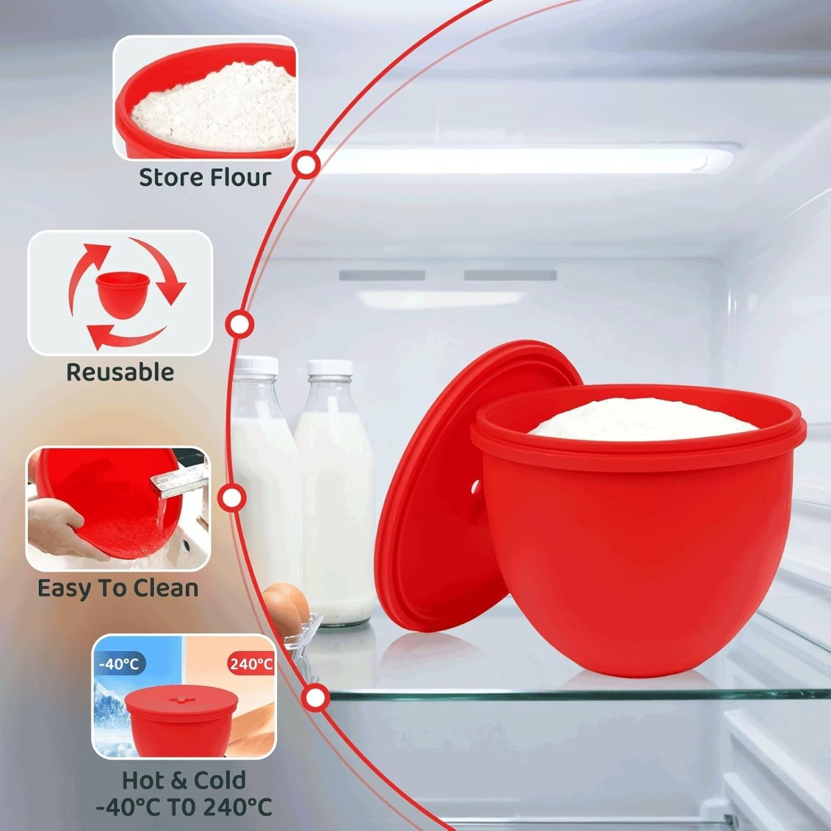 Silicone Mixer Bowl Liner with - огляд і ціна Kitchenaid Baking Bowl