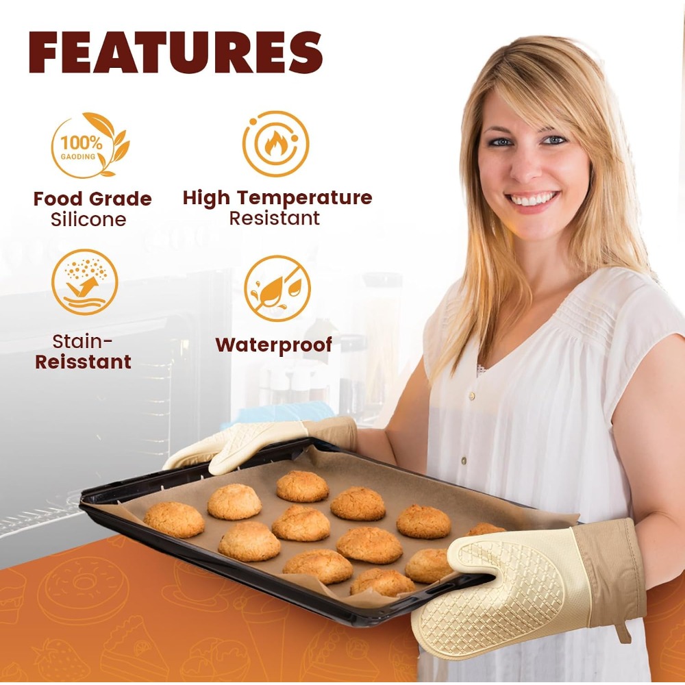 Silicone Heat Resistant Oven M - огляд і ціна Kitchen Oven Baking Pans