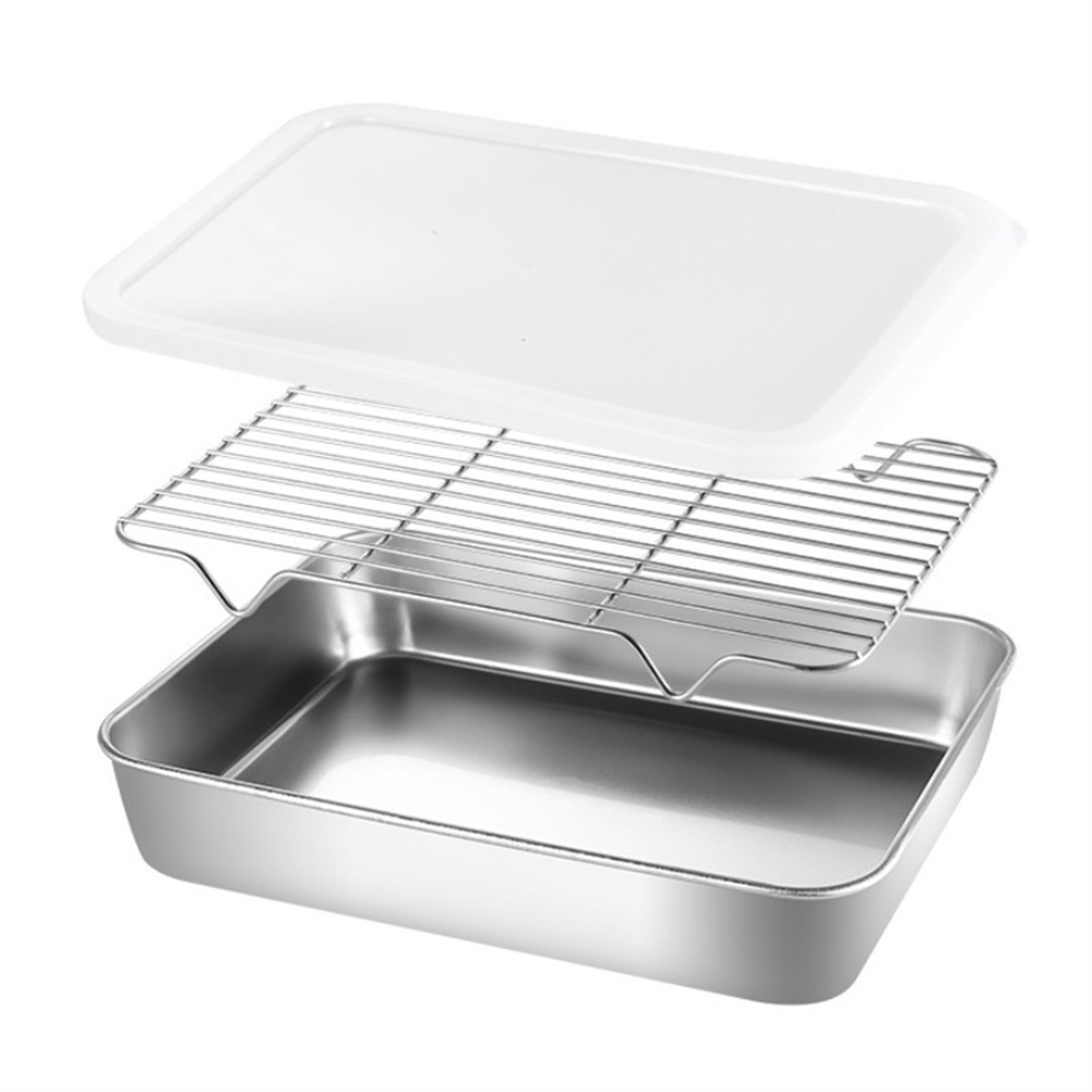 Stainless Steel Baking Pan Tra - огляд і ціна Kitchen Oven Baking Pans