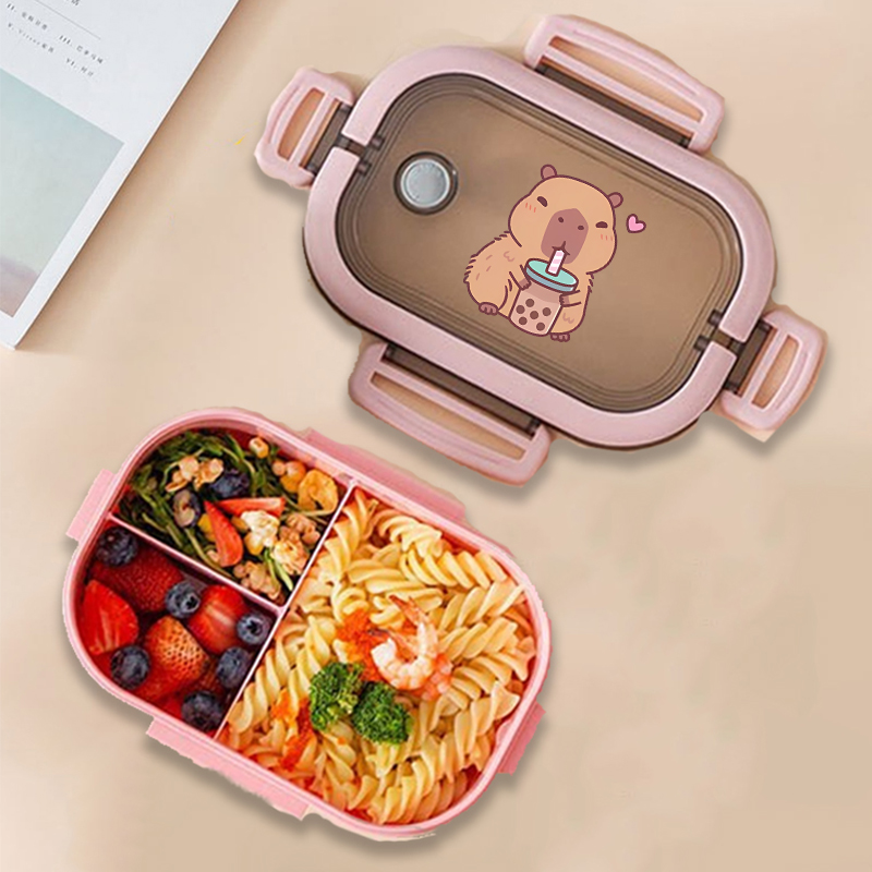 Capybara Bento Lunch Box Anime - огляд і ціна Kitchen Baking Storage