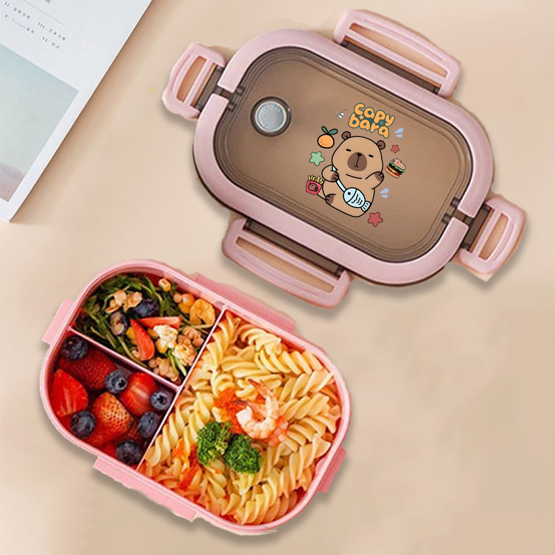 Capybara Bento Lunch Box Anime - огляд і ціна Kitchen Baking Storage
