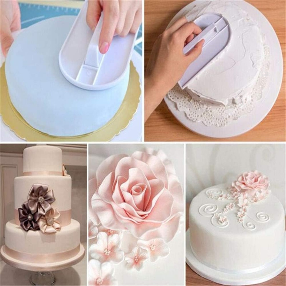 Plastic Cake Smoother DIY Fond - огляд і ціна Kitchen Baking Brush