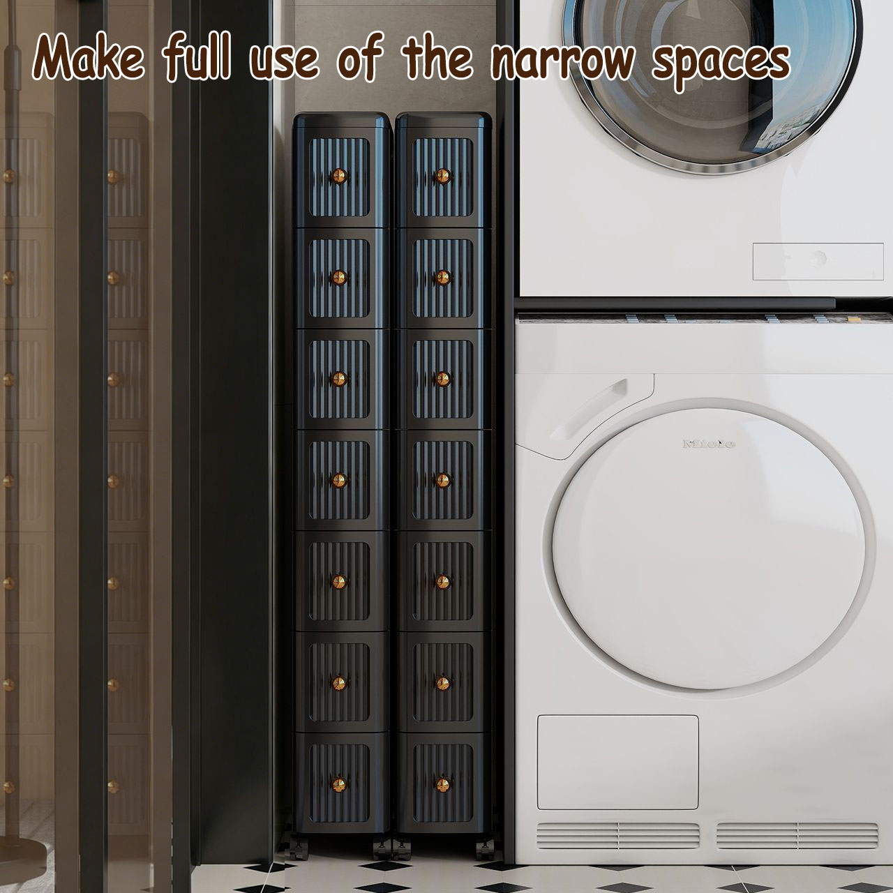 15CM Narrow Gap Drawer Storage - огляд і ціна Kitchen Baking Storage