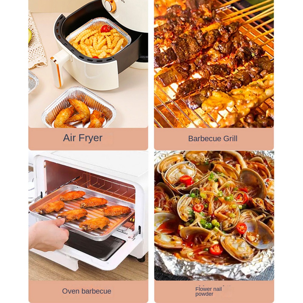 20CM Air Fryer Aluminum Foil P - огляд і ціна Kitchen Oven Baking Pans
