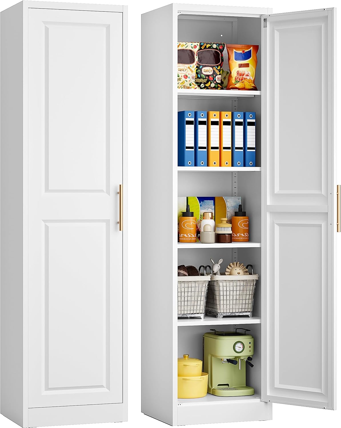 Tall Narrow Storage Cabinet Wi - огляд і ціна Kitchen Baking Storage