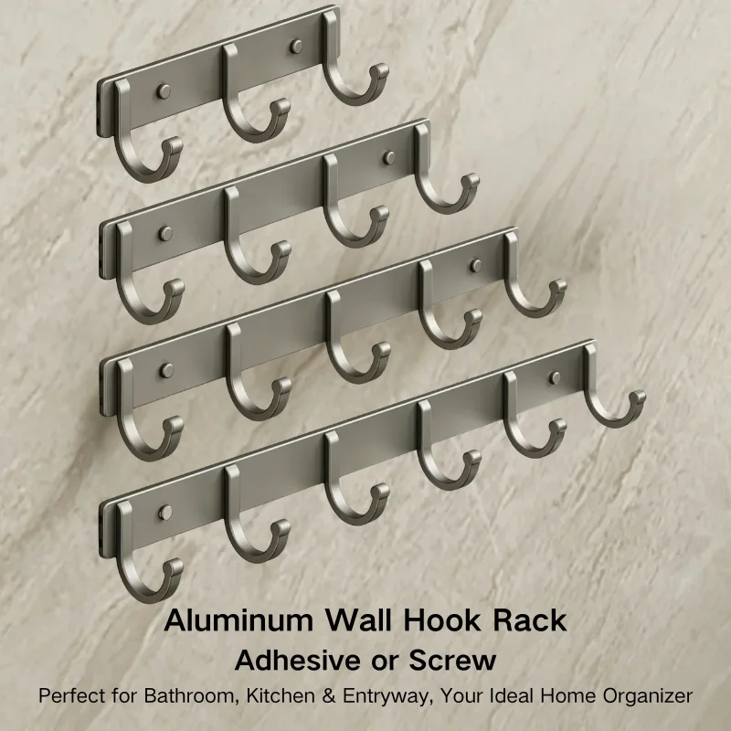 Aluminum Wall Hook Rack – No-D - огляд і ціна Kitchen Baking Storage