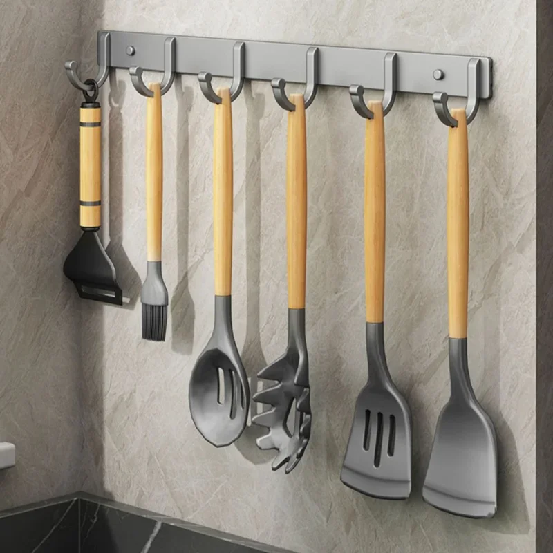 Aluminum Wall Hook Rack – No-D - огляд і ціна Kitchen Baking Storage