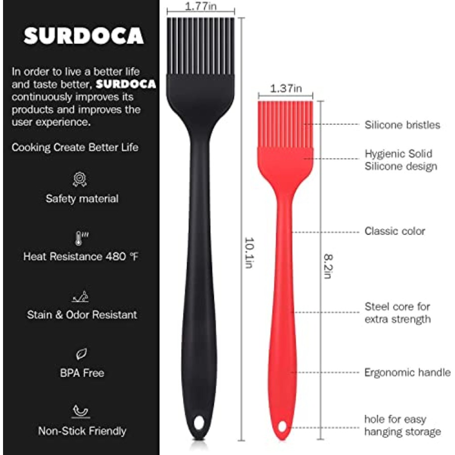 Silicone Pastry Basting Brush  - огляд і ціна Kitchen Baking Brush