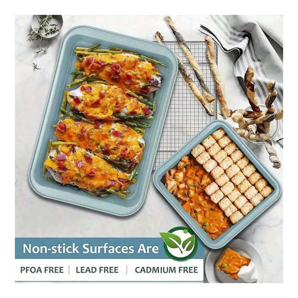 10 Piece Bakeware Set, NonStic - огляд і ціна Kitchen Baking Pans