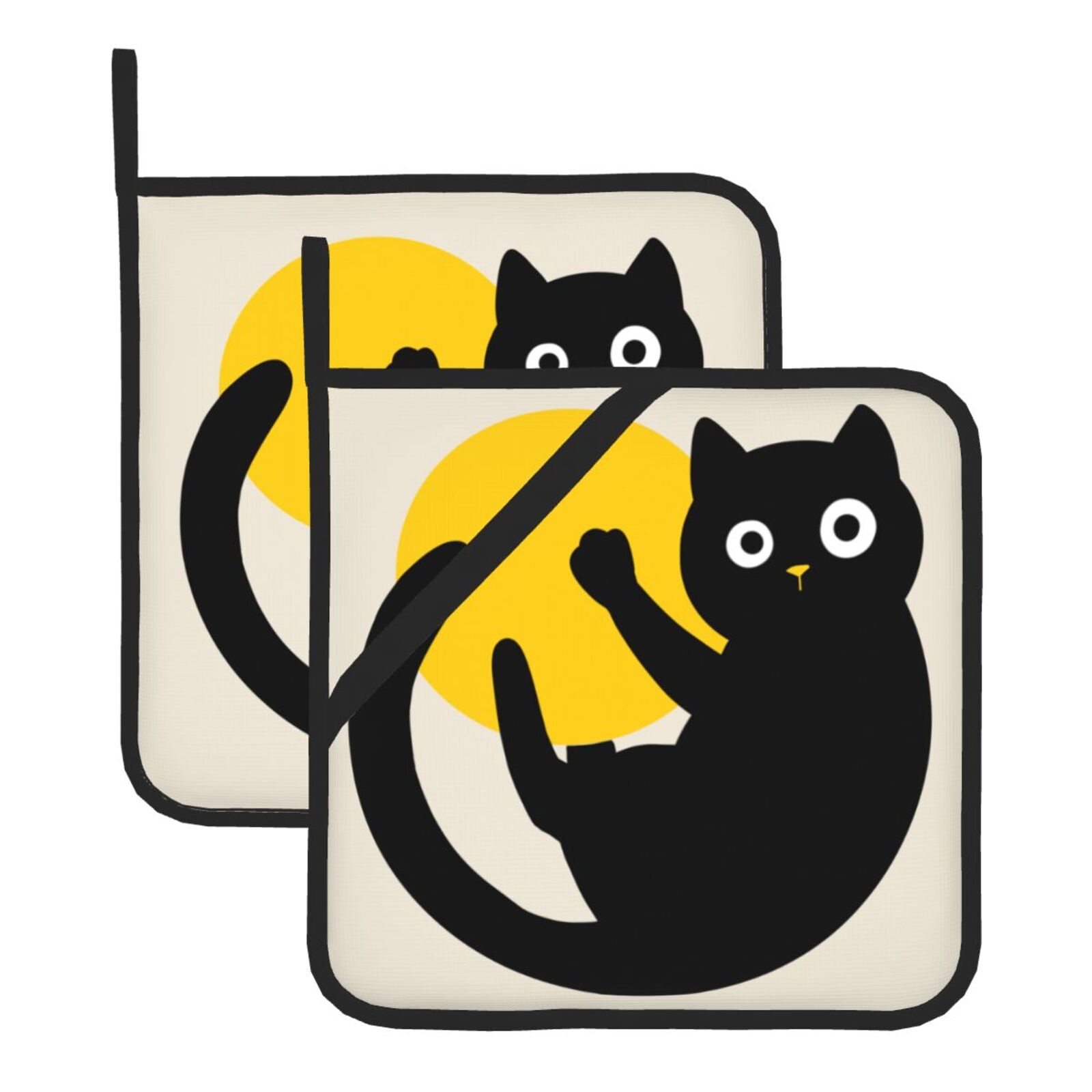 Cute Black Cat Pot Holders Set - огляд і ціна Kitchen Baking Dishes