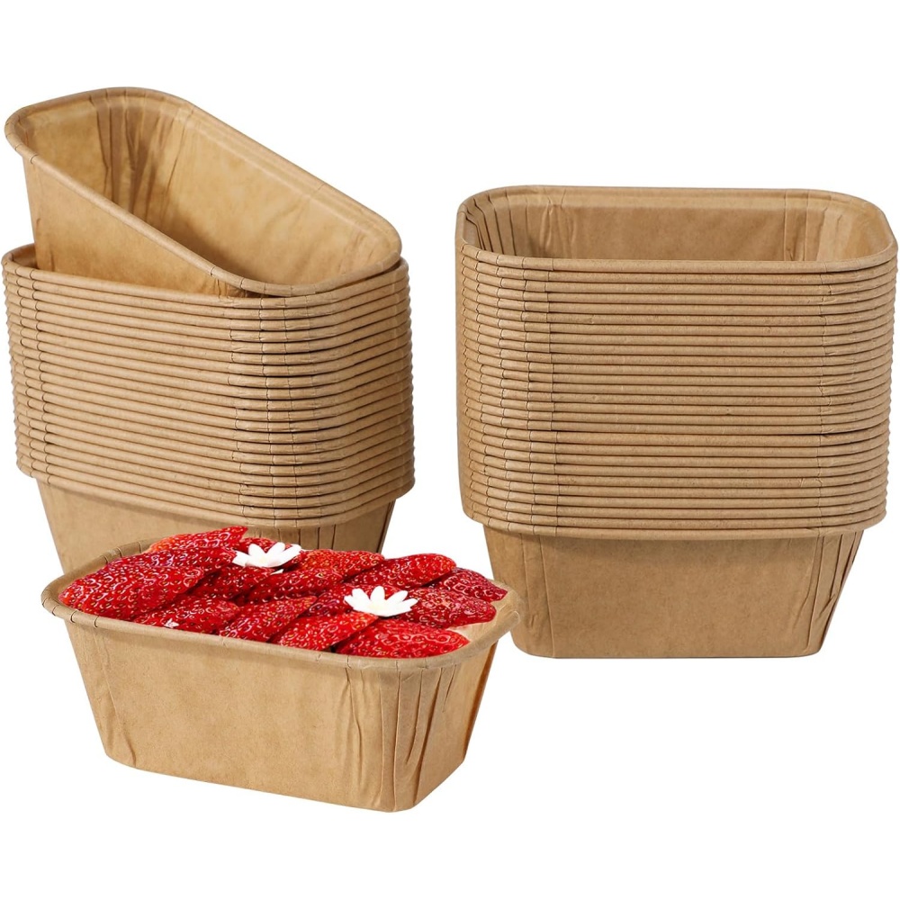 50pcs Disposable Cake Moulds,  - огляд і ціна Kitchen Baking Dishes
