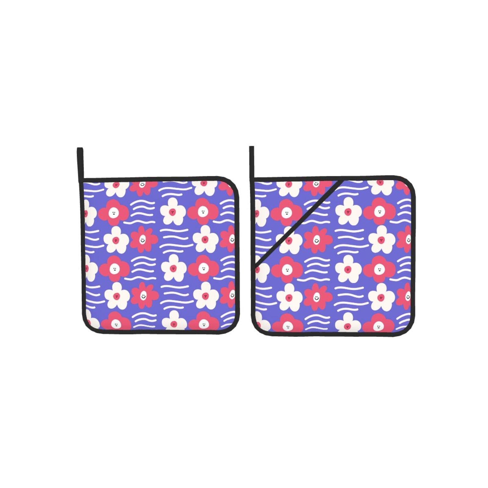 Floral Flowers Pot Holders Set - огляд і ціна Kitchen Baking Dishes