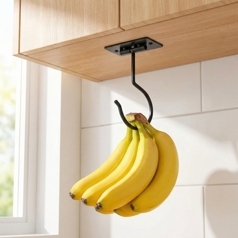 Black Metal Self-Adhesive Bana - огляд і ціна Kitchen Baking Storage