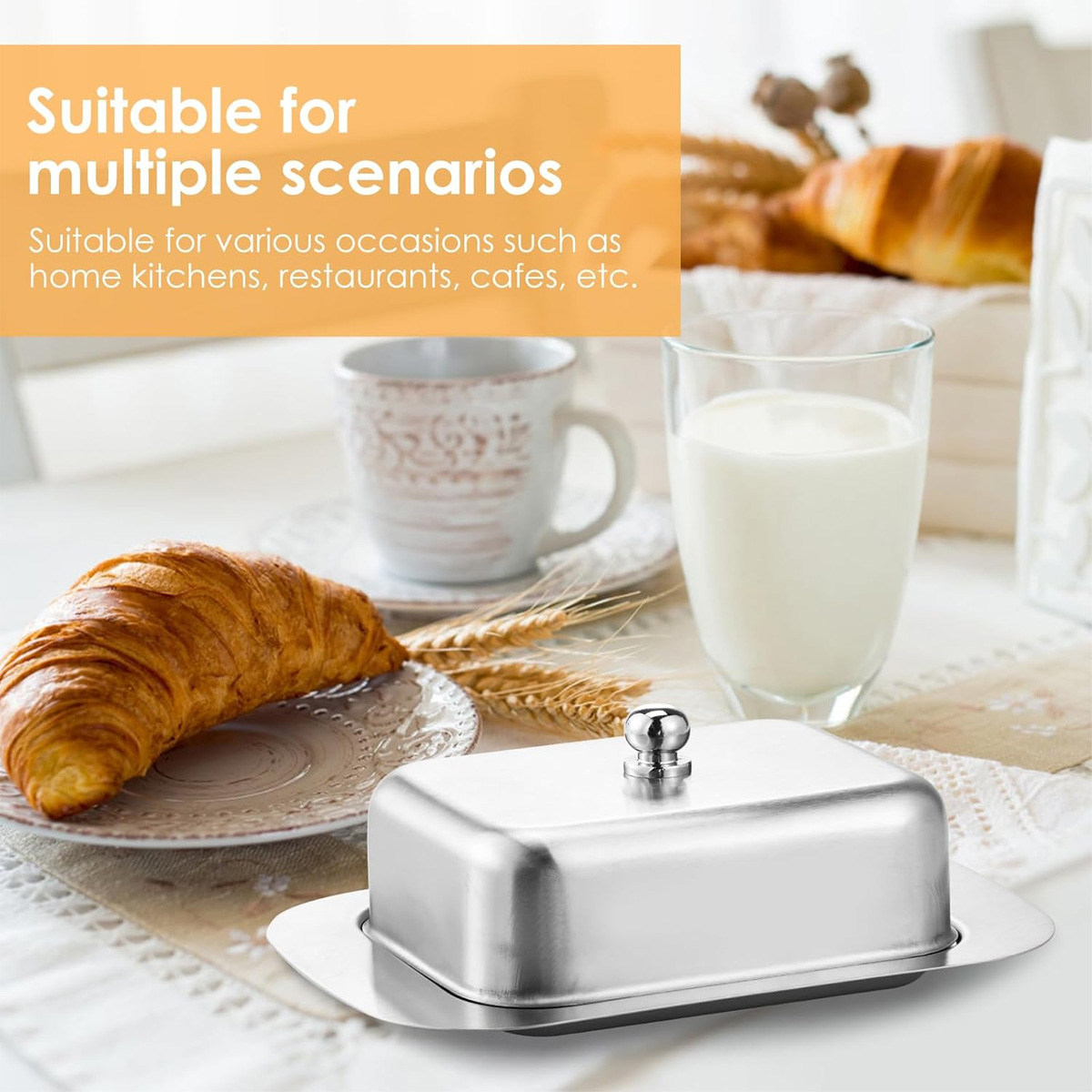 1PC Stainless Steel Butter Dis - огляд і ціна Kitchen Baking Dishes