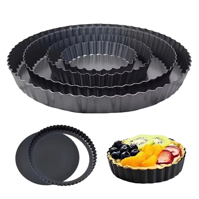 1pc Removable Bottom Fluted Ta - огляд і ціна Kitchen Oven Baking Pans